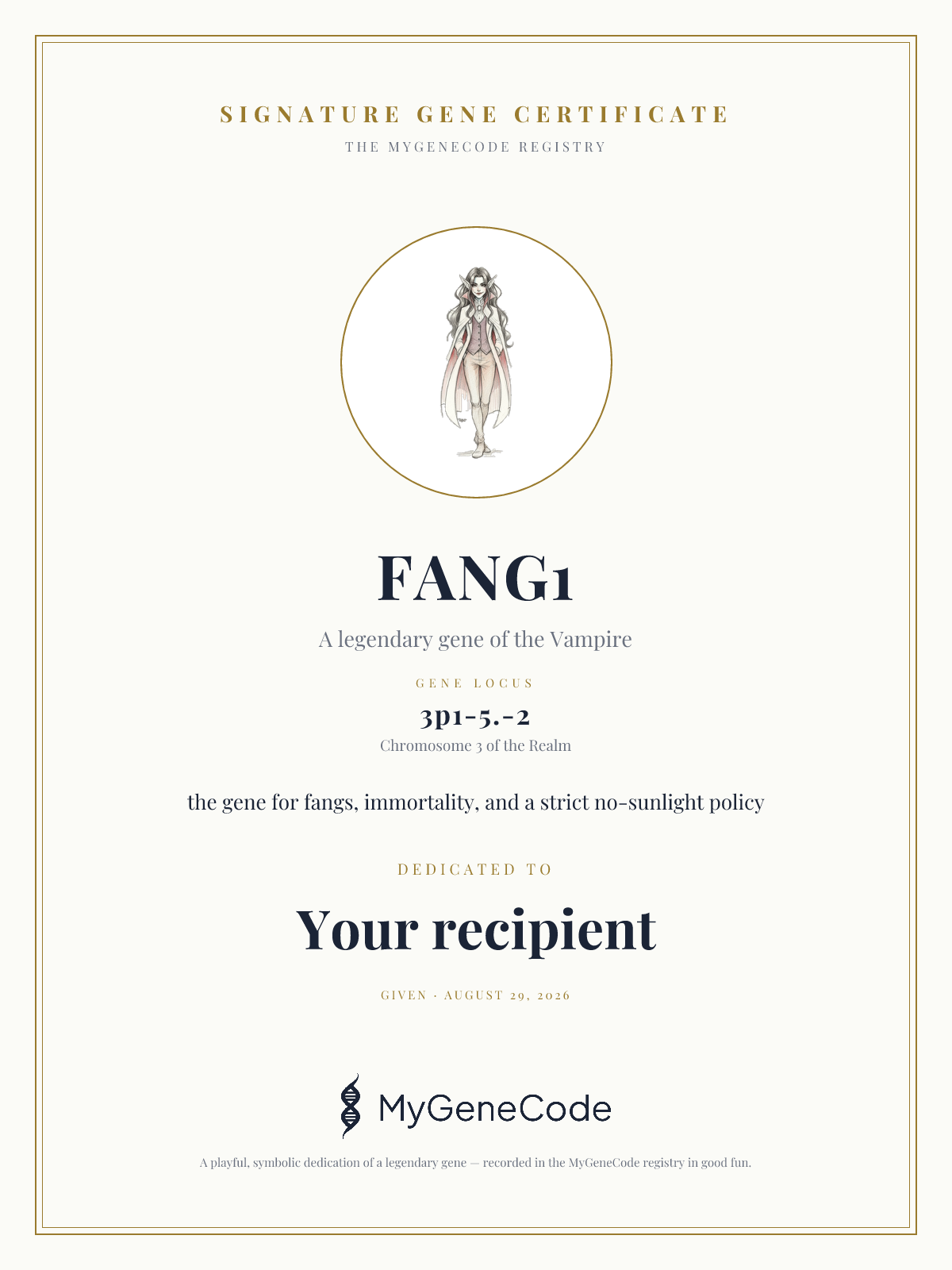 FANG1 gift certificate preview